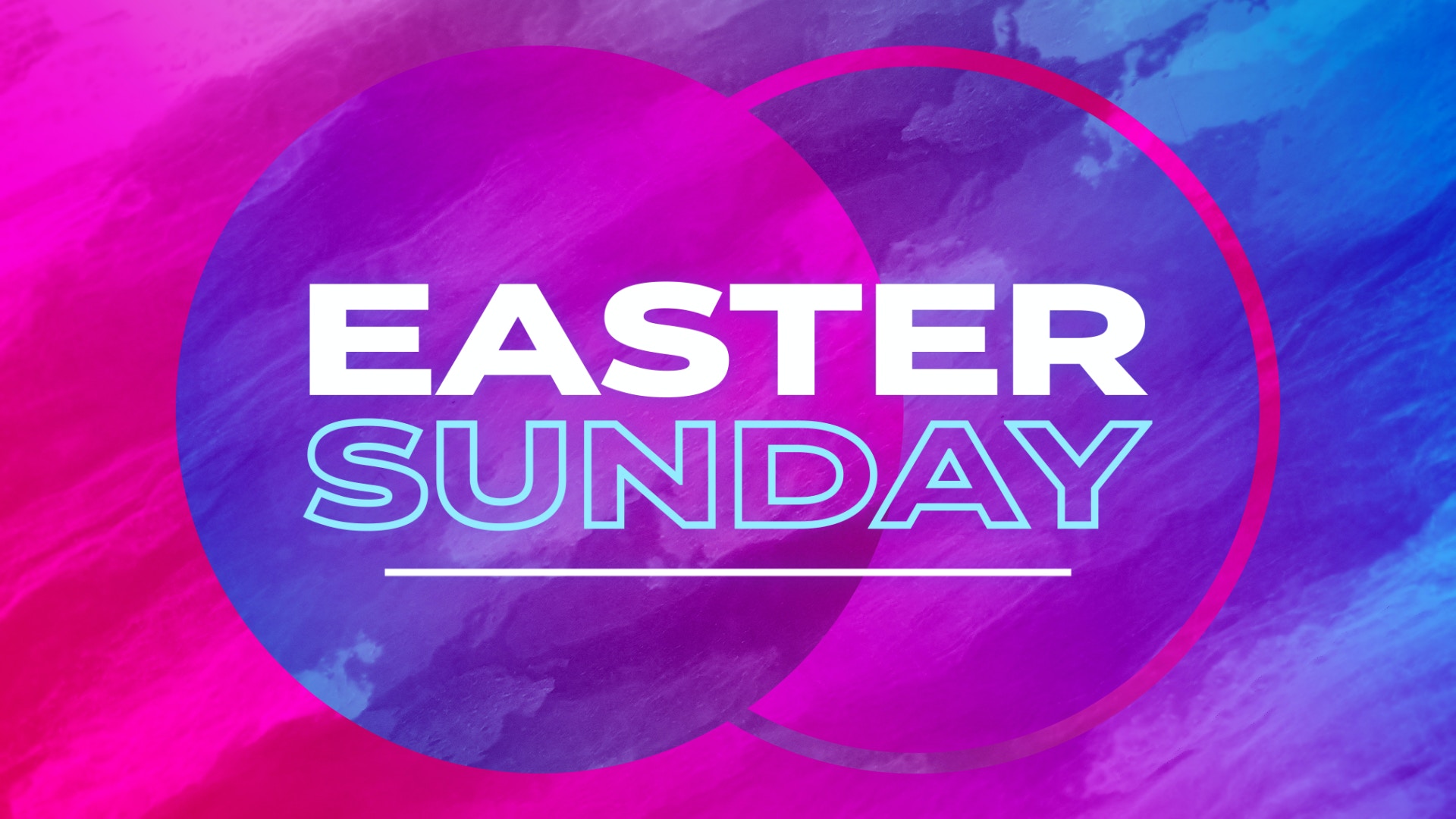 Foil Vibes Easter Sunday - 16x9 Foil Vibes Easter Sunday - 16x9